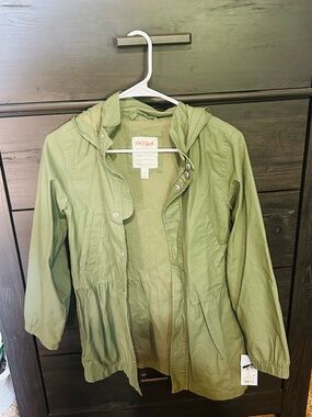 Cat & Jack Olive Utility Hooded Jacket for Girls